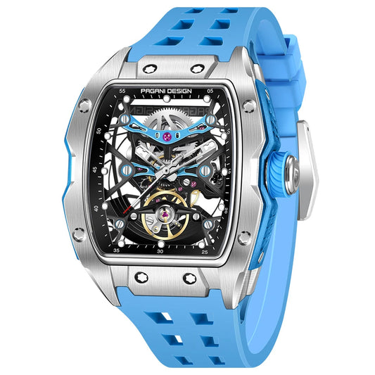 ChronoState Silver Dominion Mechanical Stainless Steel Watch for Men