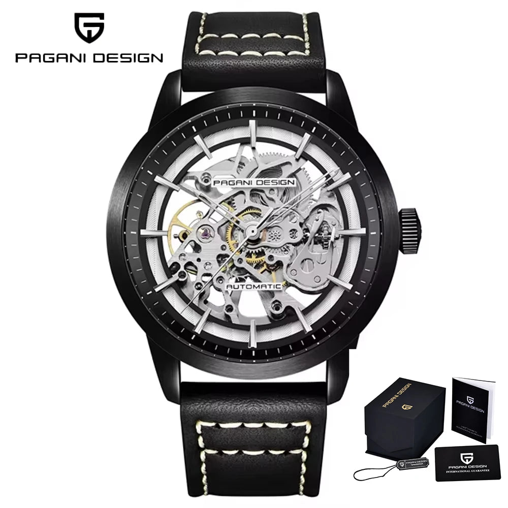 ChronoState Titan Hollow Skeleton Luxury Sports Watch for Men