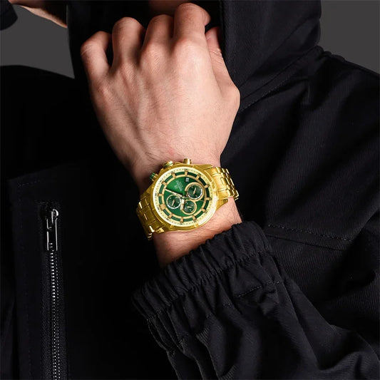 NAVIFORCE NF8046 Chronograph Stainless Steel Strap Watch