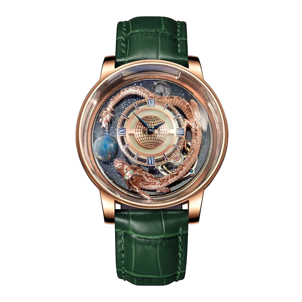 ChronoState Stellar Diamond Astronomical Luxury Quartz Watch for Men