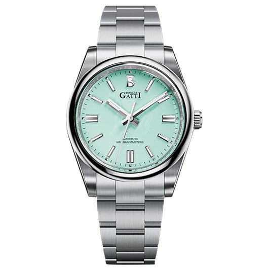 BONEST GATTI Men Automatic Watch 40mm Mechanical Wristwatch 30M Waterproof Sapphire Mirror Luminous Horse Year Dial