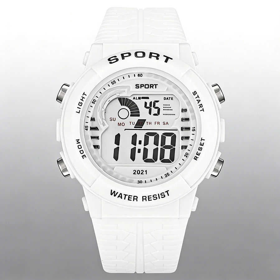 Montre numérique LED ChronoState Sport – Étanche 30M | Alarme Chronomètre Montre-bracelet électronique