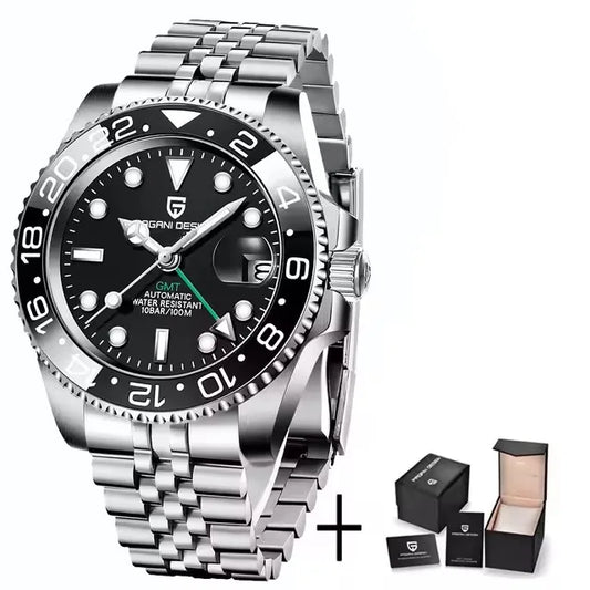 ChronoState Meridian GMT Automatic Luxury Watch for Men