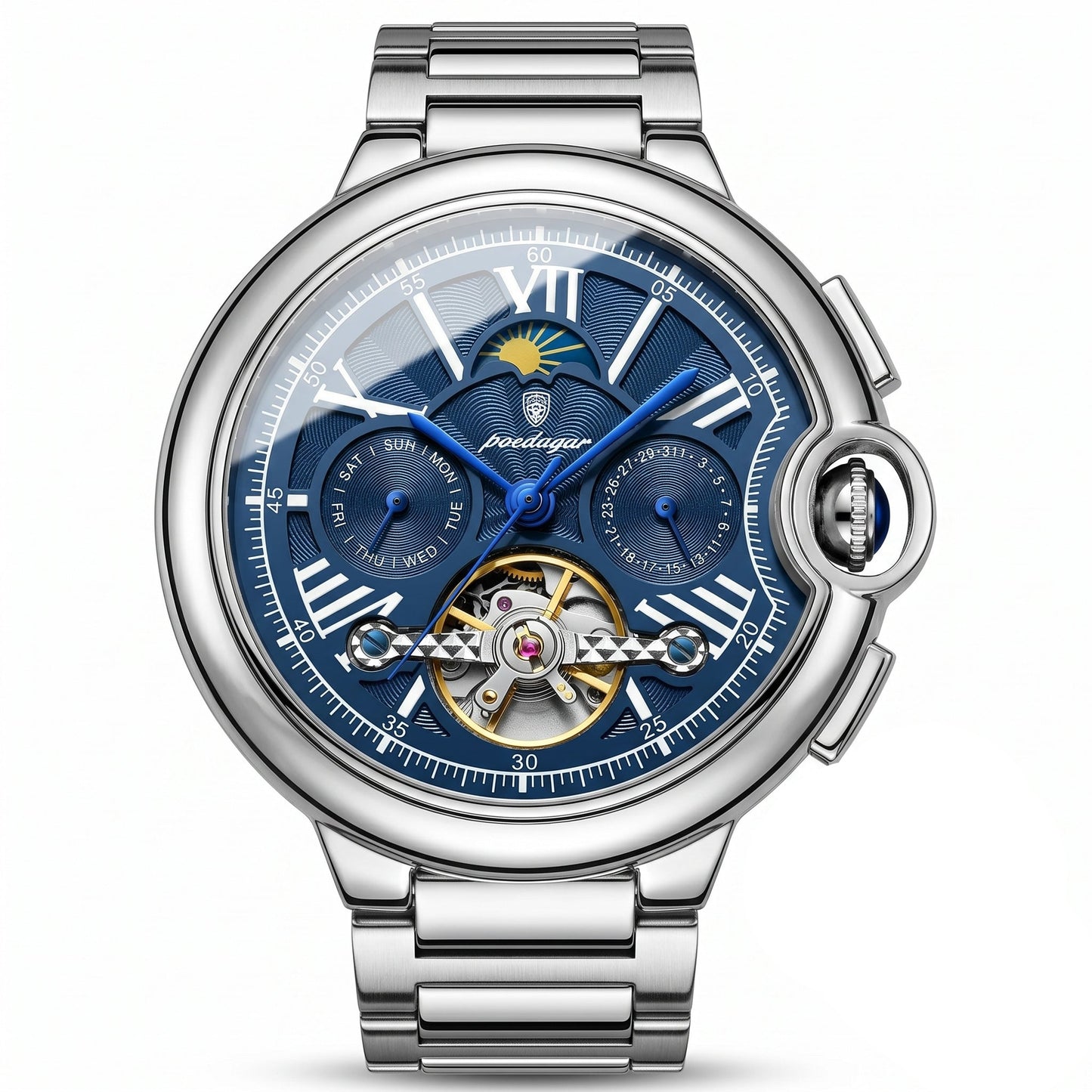 ChronoState Executive Tourbillon Automatic Luxury Business Watch for Men