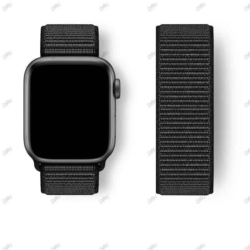Nylon Sport loop Strap For Apple Watch Band 44mm 42/40mm 45mm 38/41mm pride Bracelet iwatch Ultra2 49mm Series 9 8 se 7 6 5 4 3