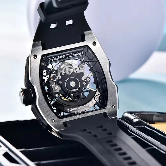 ChronoState Phantom Racer Skeleton Automatic Luxury Watch for Men