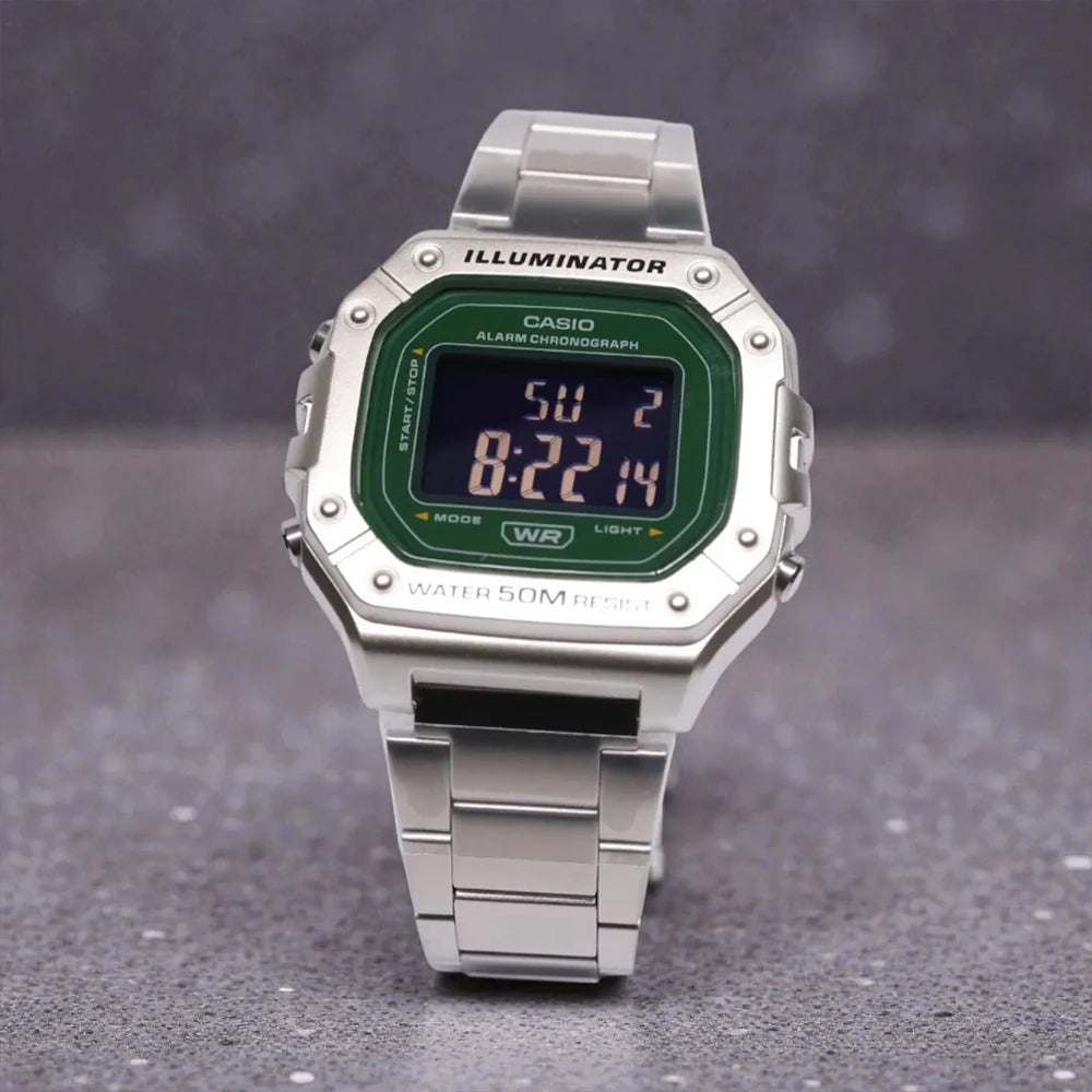 Montre Casio Mode Montre multifonction relogio masculino W-218HD-3A Nouveau modèle 2026