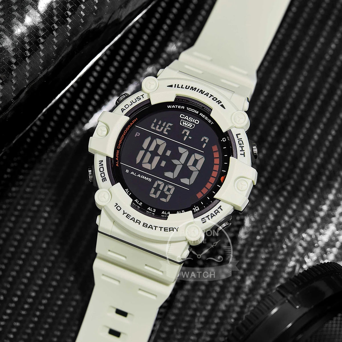 Montre Casio Homme Grand Cadran Modèle Sportif Élégant Cool Montres Multifonctions AE-1500WH-8B2