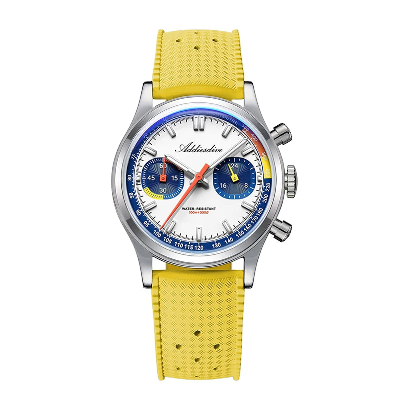 ChronoState ADDIESDIVE VK64 – Montre chronographe 38MM | Montre à quartz étanche 100M lumineuse BGW9