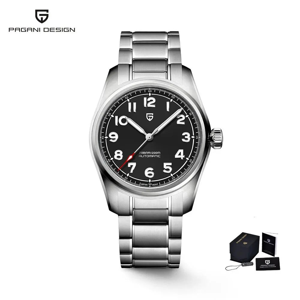PAGANI Design 2026 Nouvelle Montre Mécanique Automatique Homme NH35A Verre Saphir Acier Inoxydable Étanche 200m Reloj Hombre