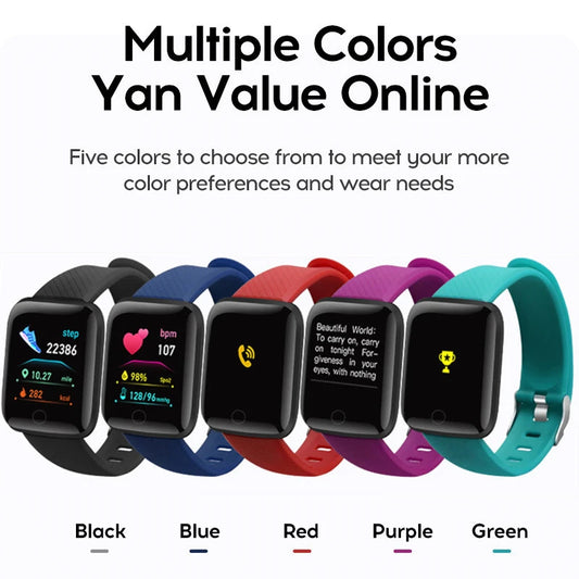 Sport Smartwatch Fitness Bracelet Music Control Woman Men Smart Watches For Android Bluetooth Digital Watch Alarm Clock Weather