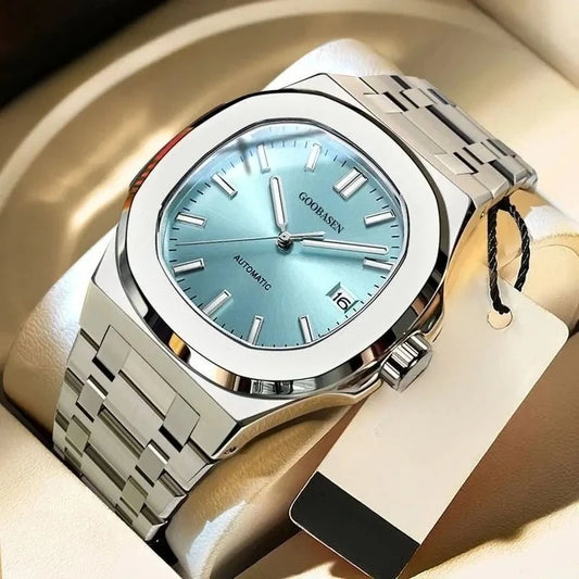 New 2025 Men's Automatic Watch Luminous Man Watches Steel Strap Waterproof Wristwatches Men's Luxury Brand Watch