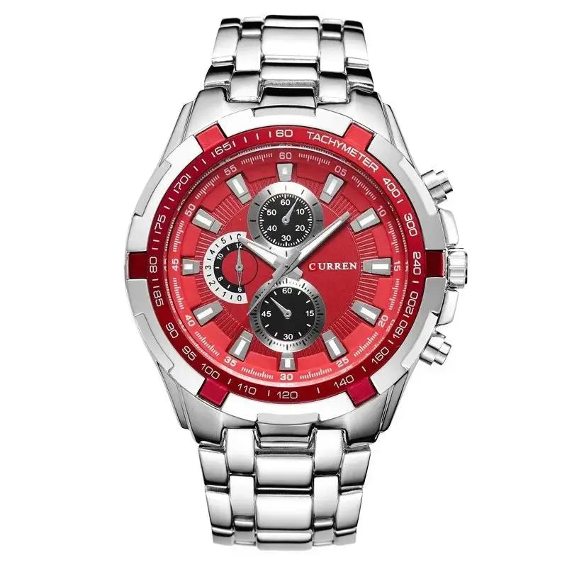 CURREN 8023 Montre à Quartz Homme Étanche Sport Militaire Montres Hommes Affaires Acier Inoxydable Montre-bracelet Horloge Masculine reloj hombre