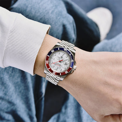 Montre de sport automatique ChronoState Velocity Prime en acier inoxydable pour homme