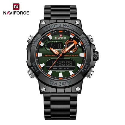 NAVIFORCE NF9237 Military Dual Display Chronograph Watch