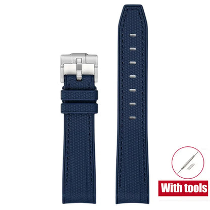 Bracelet de plongée 20mm pour Omega X Swatch Joint MoonSwatch Hommes Femmes Embout incurvé Arc Bracelet en caoutchouc TPU pour Outils de bracelet de montre Rolex