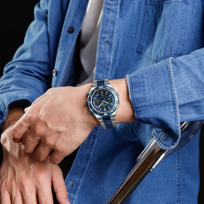 NAVIFORCE NF8049 Stainless Steel Big Face Chronograph