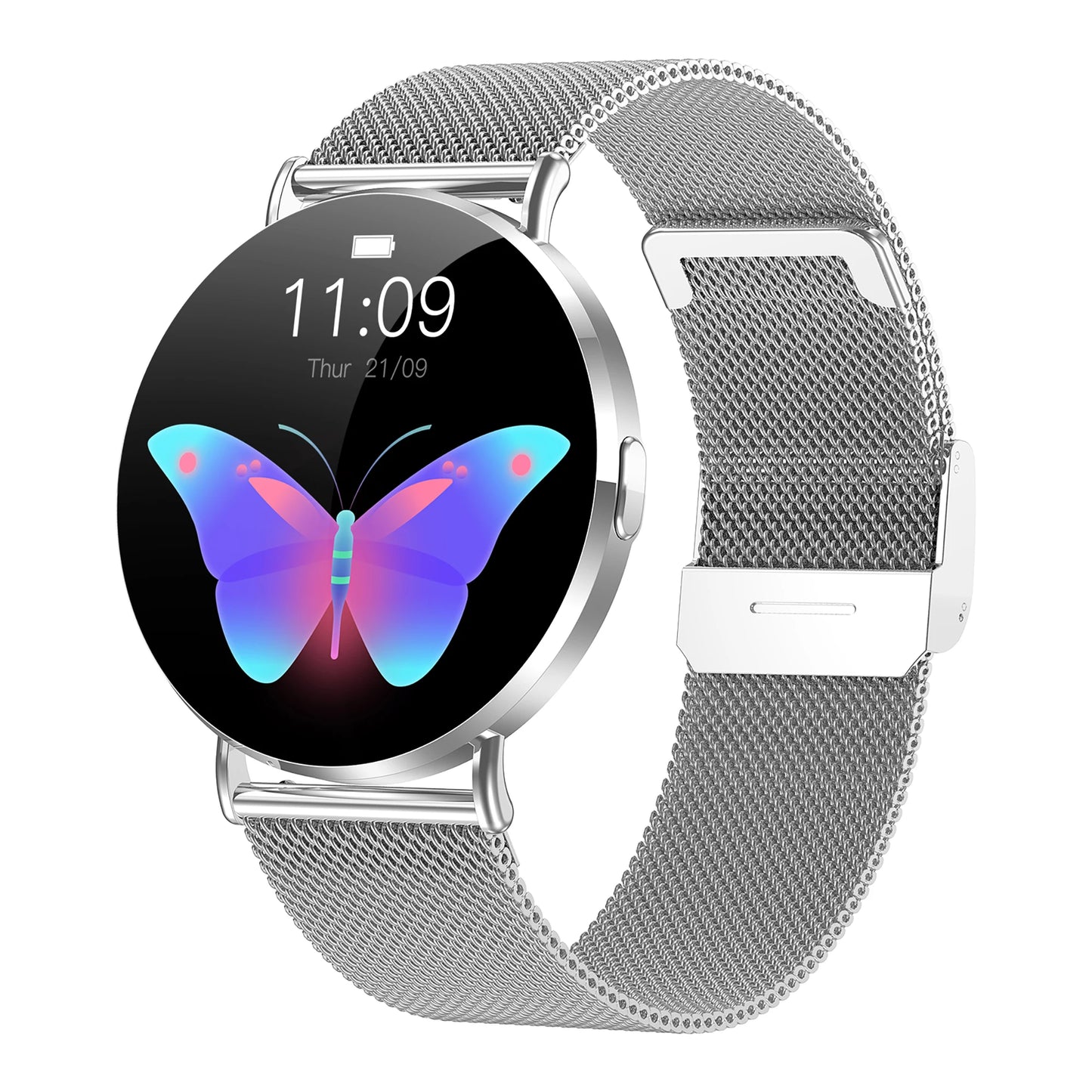 BL H06 Élégante et technologique, écran AMOLED de 1,32 pouce, interaction 3D, IP67, surveillance du sport et de la santé. Montre connectée pour femme