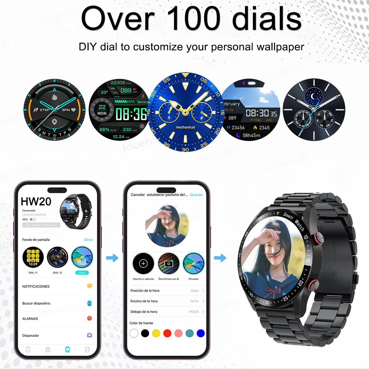 2026 Nouveau pour la montre connectée GT Series Homme Femme ECG+PPG Écran HD Appel BT Traqueur GPS Fréquence cardiaque IP68 Étanche SmartWatch