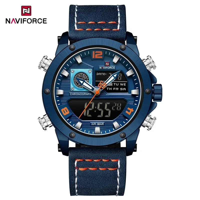 NAVIFORCE NF9236 Dual Display Military Chronograph Watch