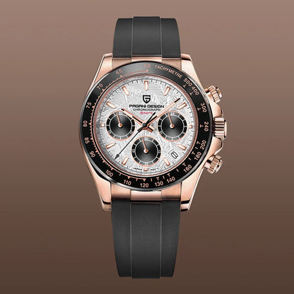 PAGANI DESIGN 2026 NOUVEAU 1664 Montre homme cadran météorite Montre de luxe en saphir à quartz pour hommes Chronographe sport pour hommes Reloj Hombre
