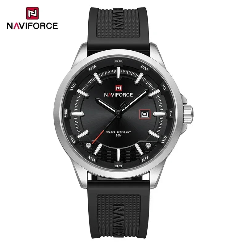 NAVIFORCE NF9248T Business Casual Silicone Strap Watch