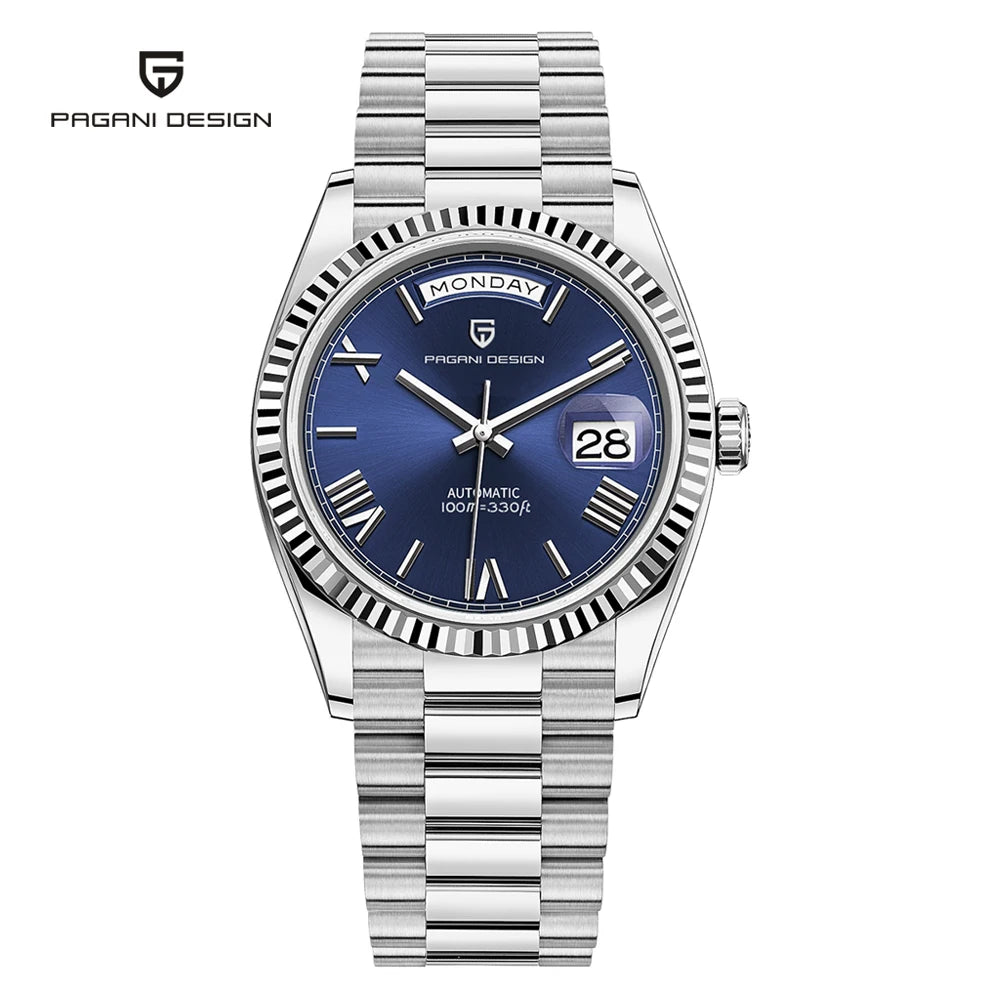 2025 Nouvelle montre PAGANI DESIGN pour homme DD36 or rose luxe automatique pour homme montres-bracelets mécaniques saphir miroir horloge