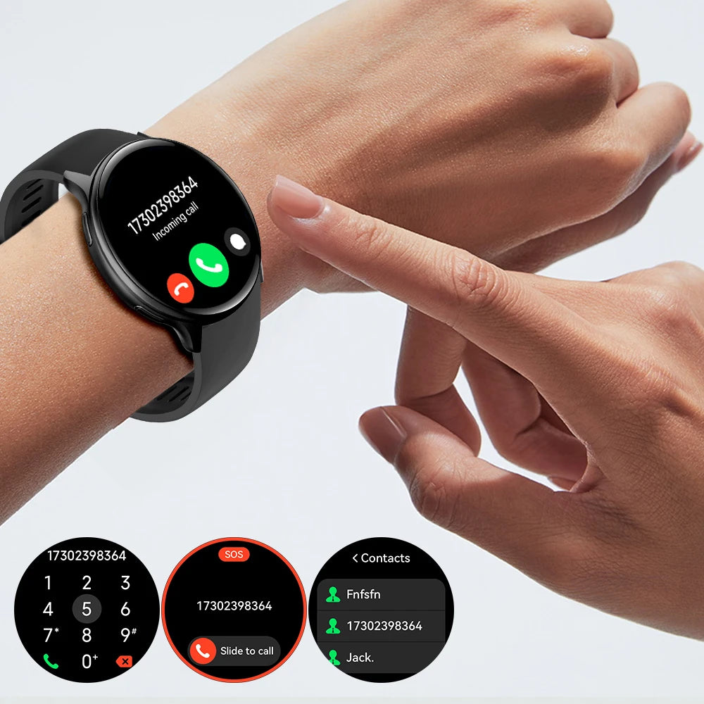 VALDUS VG53 Pro Montre Intelligente GPS Homme Femme Fitness 100+ Sports Longue Autonomie SOS AMOLED Montre Connectée Pour ios Android Appel BT