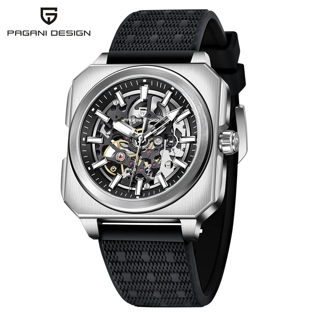 Montre Squelette Automatique ChronoState Aero Pulse 38mm pour Hommes