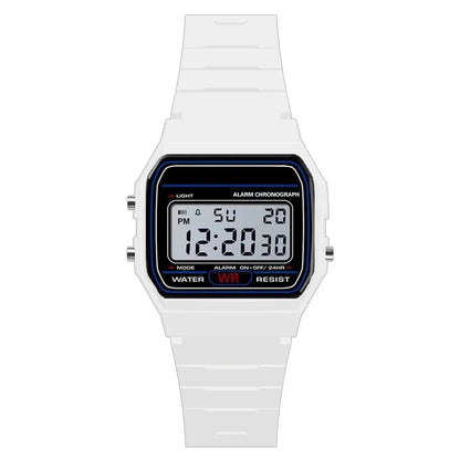 Montre de sport de luxe analogique et numérique militaire LED étanche pour homme, femme et enfant avec bracelet et alarme