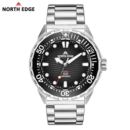NORTH EDGE TRITON 2026 Solar Dive Watch 316L Steel