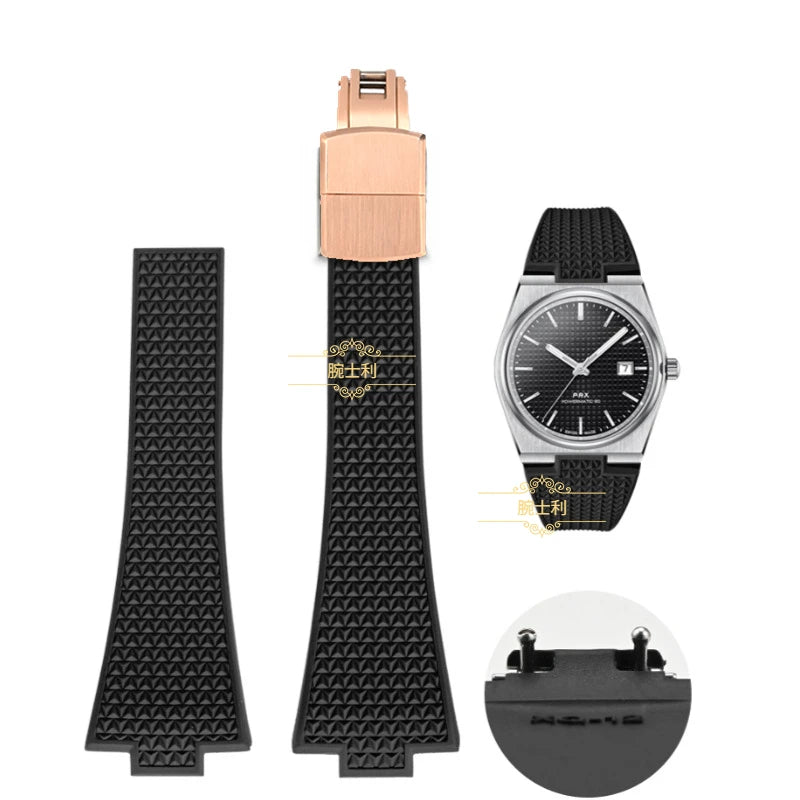 CTS Fluororubber Strap for Tissot PRX Series 35mm 40mm