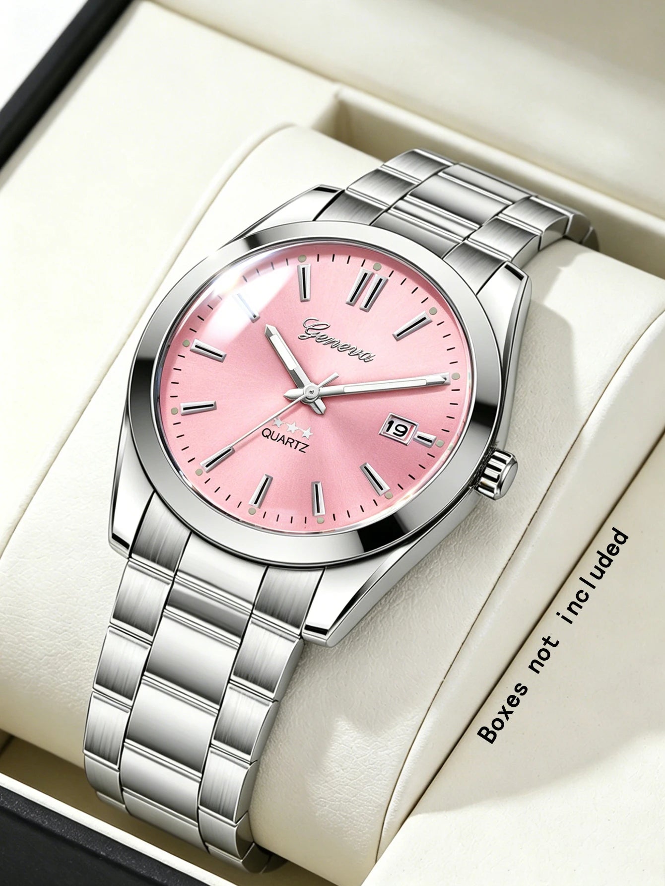 ChronoState Elegance Calendar – Women’s Quartz Steel Watch | Fashion Daily Wristwatch