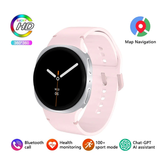 Smart Watch GPS Track Smart Watches For Men Women Sport Heart Rate Bluetooth Call NFC IP68 Waterproof Compass Smartwatch 8 Mini