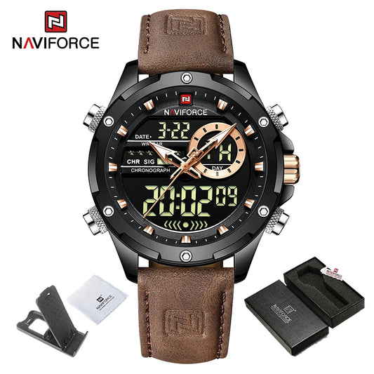 NAVIFORCE NF9208 Classic Military Chronograph Watch