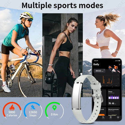 New Men Smart Bracelet Women Health Heart Rate Sleep Monitor Sport GPS Tracker Step Count Smart Band IP68 Waterproof Smartwatch