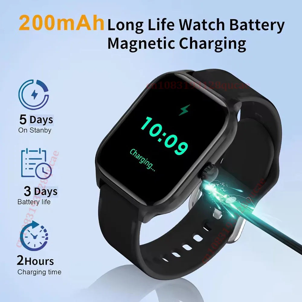 Nouvelle Montre Intelligente 2026 Android IOS Téléphone Écran Couleur 2,01 Pouces Bluetooth Répondre aux Appels Suivi de la Condition Physique Smartwatch Femmes Hommes