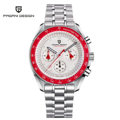 PAGANI DESIGN 2026 Nouvelle V5 PD1701 Montres Homme Luxe Montre à Quartz Homme Sport Vitesse Chronographe Verre Saphir AR Étanche 100M