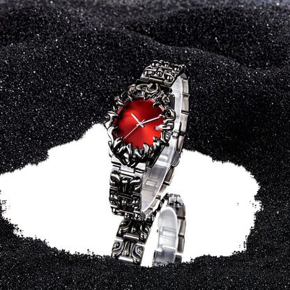 montres tendance hétéroclites en forme de griffe, en albâtre, style rétro, Y2K, euro-américaines, montres spéciales de niche avancées sur Instagram