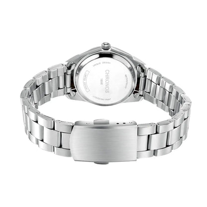 ChronoState Bella Royale Elegant Stainless Steel Quartz Watch for Women