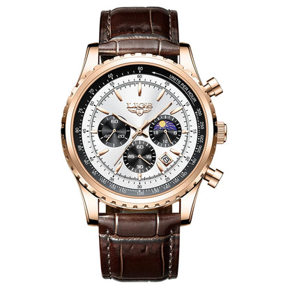 2025 LIGE Top Brand Luxury New Men Watch Quartz Man Watches Waterproof Luminous Watch for Men Date Chronograph Sport Wristwatch