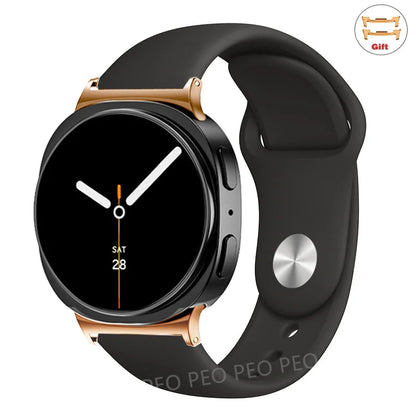 Sports Silicone Strap for Samsung Galaxy Watch 8 40mm 44mm Band No Gaps Correa Bracelet for Galaxy 8 Classic 46mm Accessories