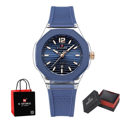 Montre NAVIFORCE NF6109 Quartz Étanche Silicone Luxe