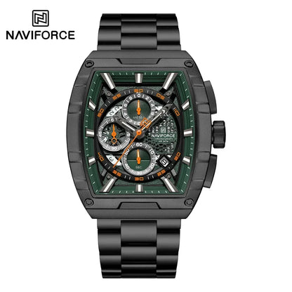 NAVIFORCE – Montre-bracelet à quartz de luxe pour hommes, marque supérieure, étanche, chronographe, 2025, date automatique