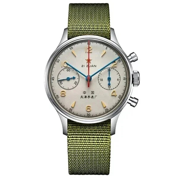 Montres homme 1963 montre automatique pilote 42mm étanche chronographe quartz rétro montre habillée vintage