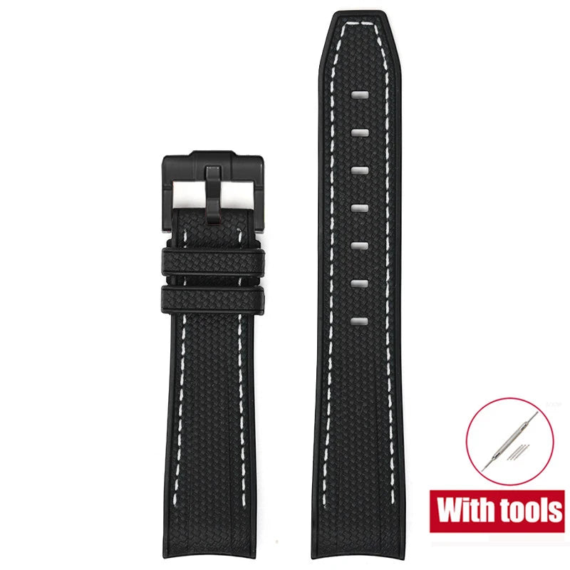 Bracelet de montre en caoutchouc pour Swatch X Omega Joint MoonSwatch étanche Sport 20mm Bracelet de montre en silicone incurvé pour hommes et femmes