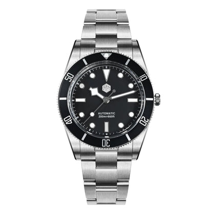 San Martin Nouvelle Montre Plongeur Homme Vintage BB54 Améliorée 37mm ST2130 Automatique Mécanique Saphir Lumineux Étanche 200m SN0138