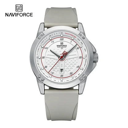 Montre NAVIFORCE pour Homme, Classique, Tendance, Date, Lumineuse, Étanche, Sport, Bracelet en Silicone, Montre-bracelet à Quartz Relogio Masculino 2025
