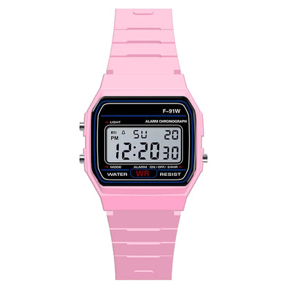 Montre de sport de luxe analogique et numérique militaire LED étanche pour homme, femme et enfant avec bracelet et alarme