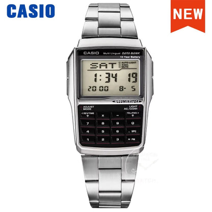 Montre Casio pour homme, ensemble de luxe, militaire, LED, relogio, étanche 50m, numérique, sport, quartz, style ordinateur rétro